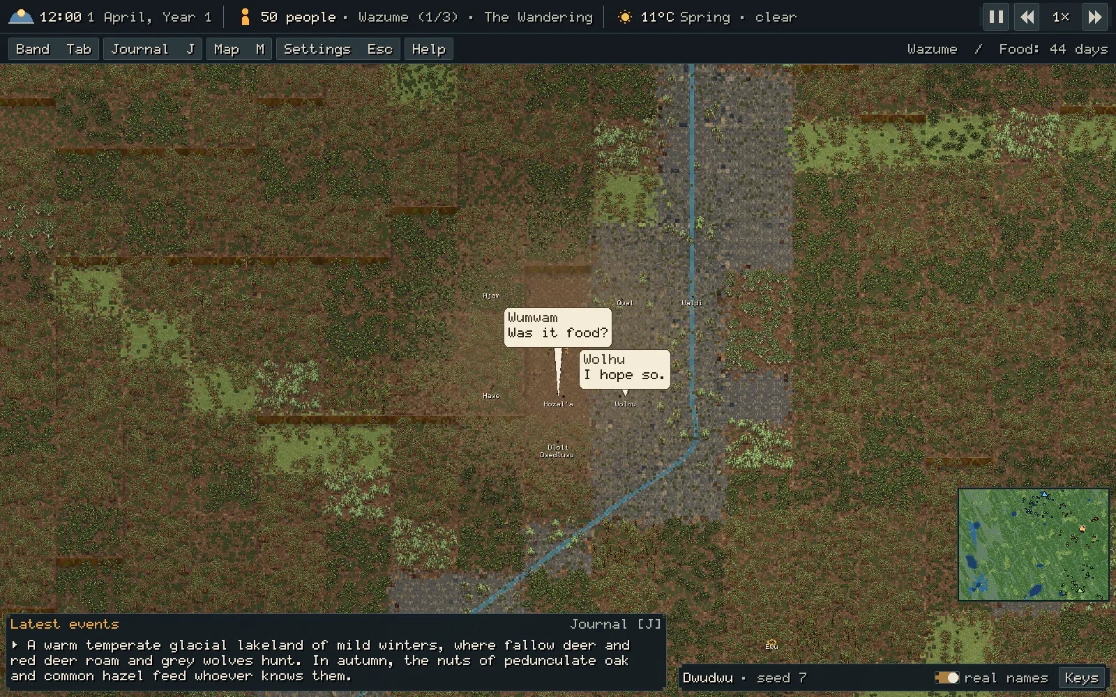 Kindling screenshot: camp