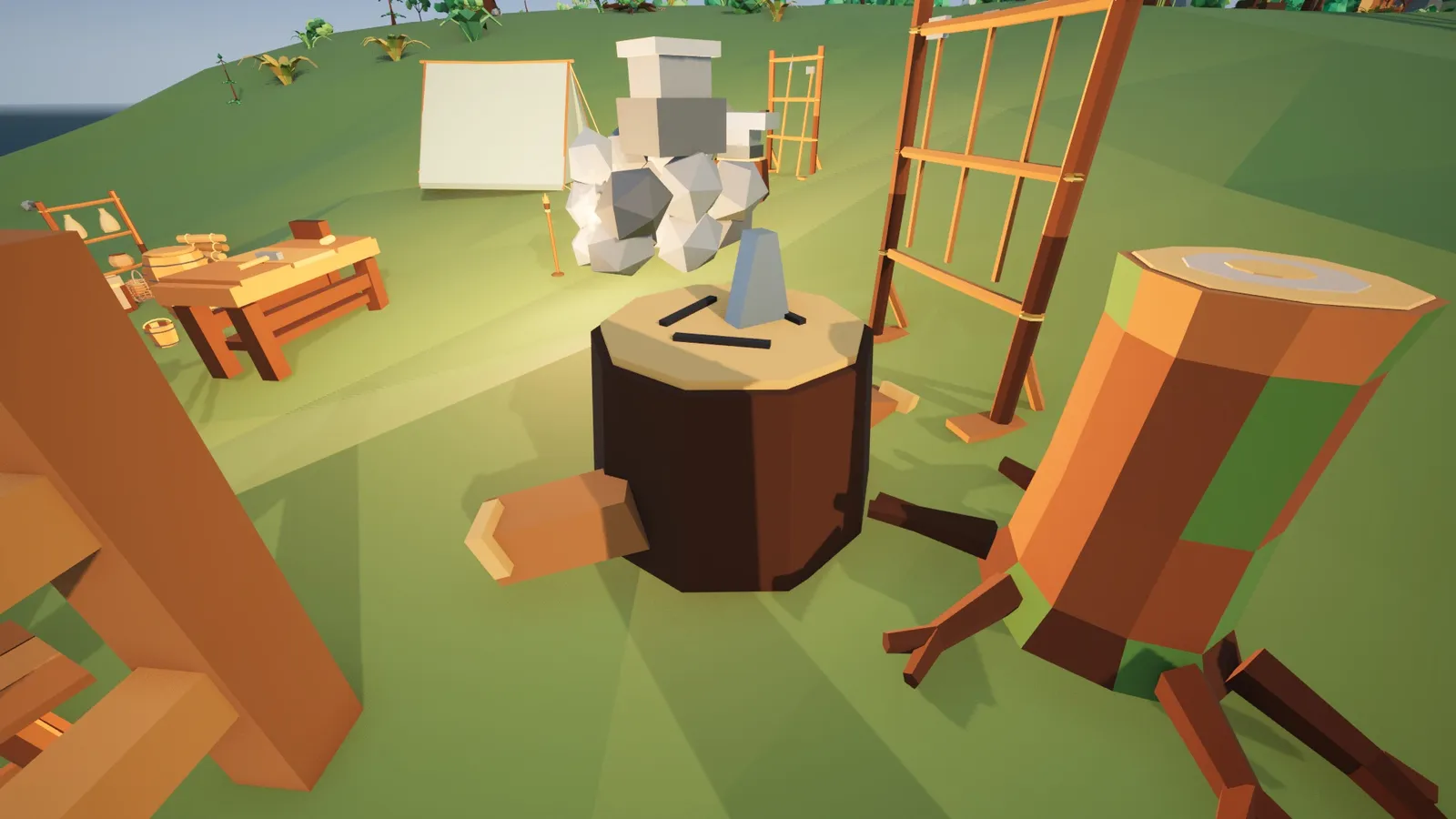MIRE screenshot: camp